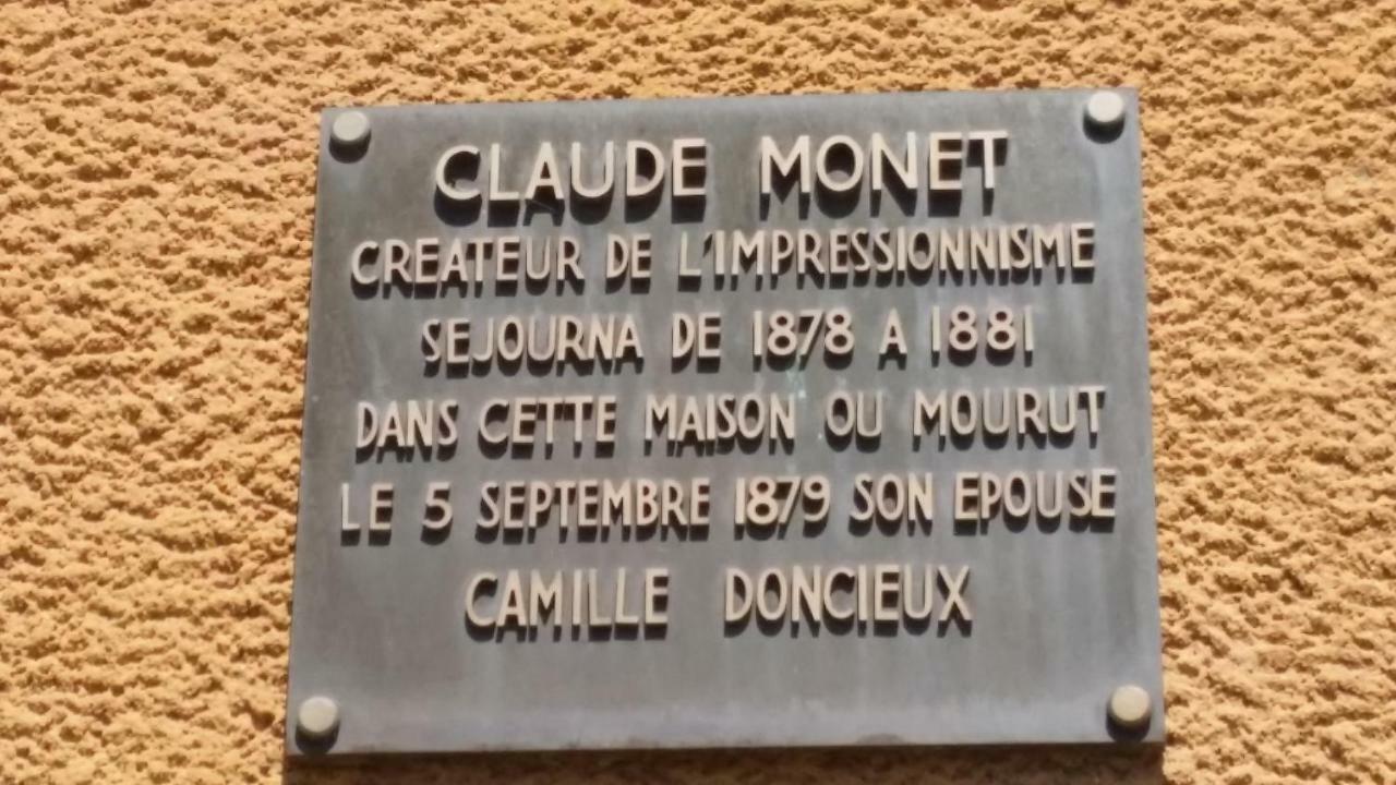 Maison Ou Claude Monet Vecut A Vetheuil Bed & Breakfast Exterior photo